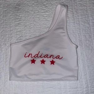 Indiana Hoosiers Game Day One Shoulder Top